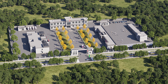 艾西曼镇卫生院项目建设示意图 艾西曼镇供图.png